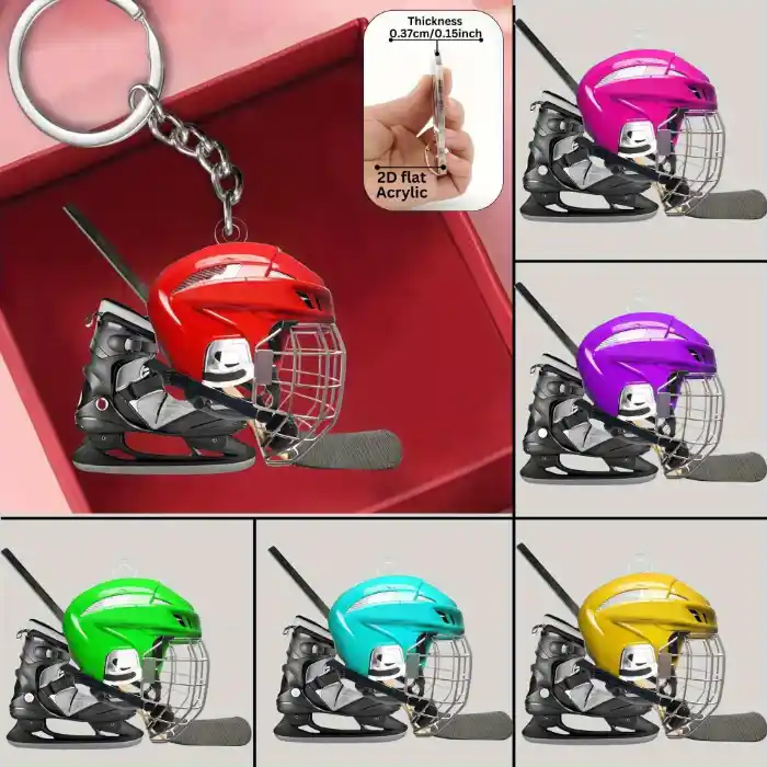 ice-hockey-gear-keychain2d-flat-acrylic-var7-1789642686367-101 Ice Hockey Gear Keychain,2d Flat Acrylic Pendant,hockey Themed Ornament Charms,hanging Móc Treo Đeo Thoại, Standee, Móc Khoá In Theo Yêu Cầu, Chất Liệu Mica Dày 4mm, Kích Thước 5.5 Cm, Có In Test Mẫu