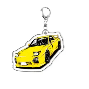 Initial D Cool Cars Ae86 Fuji Wara Takumi Acrylic Keychain Lovely Bag Charm Pendant Boys Key Móc Treo Đeo Thoại, Standee, Móc Khoá In Theo Yêu Cầu, Chất Liệu Mica Dày 4mm, Kích Thước 5.5 Cm, Có In Test Mẫu