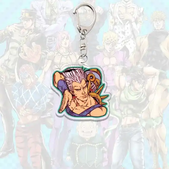 jojos-bizarre-adventure-acrylic-keychain-var3-1789557239888-850 Jojo's Bizarre Adventure Acrylic Keychain Stardust Crusaders Star Platinum Bag Decor Pendant Móc Treo Đeo Thoại, Standee, Móc Khoá In Theo Yêu Cầu, Chất Liệu Mica Dày 4mm, Kích Thước 5.5 Cm, Có In Test Mẫu