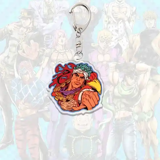 jojos-bizarre-adventure-acrylic-keychain-var4-1789557241806-931 Jojo's Bizarre Adventure Acrylic Keychain Stardust Crusaders Star Platinum Bag Decor Pendant Móc Treo Đeo Thoại, Standee, Móc Khoá In Theo Yêu Cầu, Chất Liệu Mica Dày 4mm, Kích Thước 5.5 Cm, Có In Test Mẫu