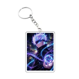 Jujutsu Kaisen Acrylic Keychain Gojo Satoru Megumi Fushiguro Cartoon Anime Boy Bag Keyring Móc Treo Đeo Thoại, Standee, Móc Khoá In Theo Yêu Cầu, Chất Liệu Mica Dày 4mm, Kích Thước 5.5 Cm, Có In Test Mẫu
