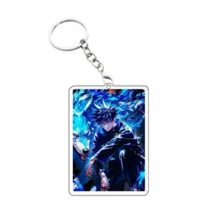 Jujutsu Kaisen Acrylic Keychain Gojo Satoru Megumi Fushiguro Cartoon Anime Boy Bag Keyring Móc Treo Đeo Thoại, Standee, Móc Khoá In Theo Yêu Cầu, Chất Liệu Mica Dày 4mm, Kích Thước 5.5 Cm, Có In Test Mẫu