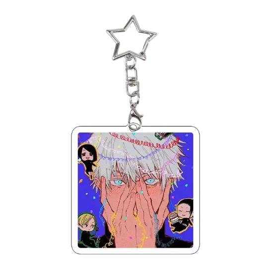 jujutsu-kaisen-acrylic-keychain-satoru-g-var4-1789655635639-197 Jujutsu Kaisen Acrylic Keychain Satoru Gojo Keyring Sukuna Yuji Itadori Anime Charm Cartoon Móc Treo Đeo Thoại, Standee, Móc Khoá In Theo Yêu Cầu, Chất Liệu Mica Dày 4mm, Kích Thước 5.5 Cm, Có In Test Mẫu