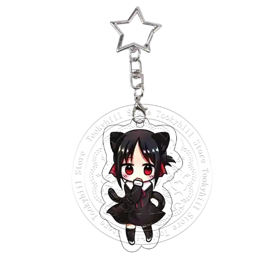 Kaguya-sama: Love Is War Acrylic Keychain Set Kaguya Shinomiya Miyuki Shirogane Chika Móc Treo Đeo Thoại, Standee, Móc Khoá In Theo Yêu Cầu, Chất Liệu Mica Dày 4mm, Kích Thước 5.5 Cm, Có In Test Mẫu