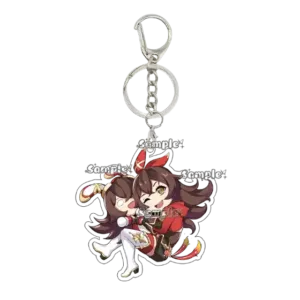 Kawaii Anime Acrylic Keychain Q Version Game Character Arlecchino Navia Sigewinne Pendant Móc Treo Đeo Thoại, Standee, Móc Khoá In Theo Yêu Cầu, Chất Liệu Mica Dày 4mm, Kích Thước 5.5 Cm, Có In Test Mẫu