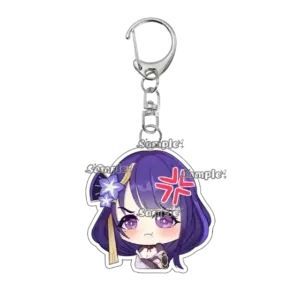 Kawaii Anime Acrylic Keychain Q Version Game Character Arlecchino Navia Sigewinne Pendant Móc Treo Đeo Thoại, Standee, Móc Khoá In Theo Yêu Cầu, Chất Liệu Mica Dày 4mm, Kích Thước 5.5 Cm, Có In Test Mẫu