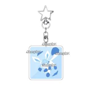 Kawaii Anime Eevee Star Pendant Acrylic Keychain Glaceon Flareon Jolteon Espeon Cartoon Cute Móc Treo Đeo Thoại, Standee, Móc Khoá In Theo Yêu Cầu, Chất Liệu Mica Dày 4mm, Kích Thước 5.5 Cm, Có In Test Mẫu