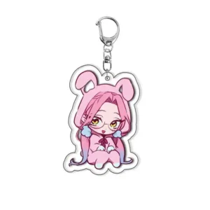 Kawaii Anime Lucahyuna Mizisua Figure Cute Acrylic Keychain Decoration Cartoon Students Móc Treo Đeo Thoại, Standee, Móc Khoá In Theo Yêu Cầu, Chất Liệu Mica Dày 4mm, Kích Thước 5.5 Cm, Có In Test Mẫu