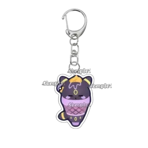 Kawaii Anime Sundae Eevee Umbreon Vaporeon Espeon Style Q Version Cartoon Acrylic Keychain Móc Treo Đeo Thoại, Standee, Móc Khoá In Theo Yêu Cầu, Chất Liệu Mica Dày 4mm, Kích Thước 5.5 Cm, Có In Test Mẫu