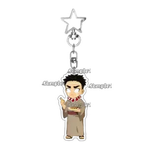 Kawaii Anime Tanjiro Tsuyuri Kanawo Kochou Shinobu Key Chain Acrylic Keychains Accessory Móc Treo Đeo Thoại, Standee, Móc Khoá In Theo Yêu Cầu, Chất Liệu Mica Dày 4mm, Kích Thước 5.5 Cm, Có In Test Mẫu