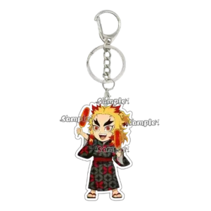 Kawaii Anime Tanjiro Tsuyuri Kanawo Kochou Shinobu Key Chain Acrylic Keychains Accessory Móc Treo Đeo Thoại, Standee, Móc Khoá In Theo Yêu Cầu, Chất Liệu Mica Dày 4mm, Kích Thước 5.5 Cm, Có In Test Mẫu