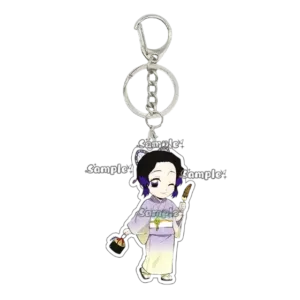 Kawaii Anime Tanjiro Tsuyuri Kanawo Kochou Shinobu Key Chain Acrylic Keychains Accessory Móc Treo Đeo Thoại, Standee, Móc Khoá In Theo Yêu Cầu, Chất Liệu Mica Dày 4mm, Kích Thước 5.5 Cm, Có In Test Mẫu