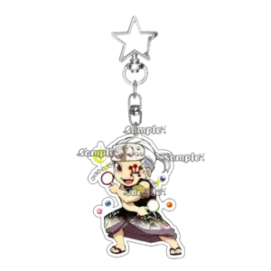 Kawaii Anime Tanjiro Tsuyuri Kanawo Kochou Shinobu Key Chain Acrylic Keychains Accessory Móc Treo Đeo Thoại, Standee, Móc Khoá In Theo Yêu Cầu, Chất Liệu Mica Dày 4mm, Kích Thước 5.5 Cm, Có In Test Mẫu