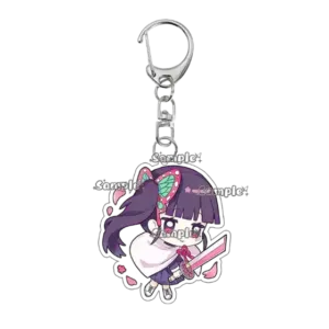 Kawaii Anime Tanjiro Tsuyuri Kanawo Kochou Shinobu Key Chain Acrylic Keychains Accessory Móc Treo Đeo Thoại, Standee, Móc Khoá In Theo Yêu Cầu, Chất Liệu Mica Dày 4mm, Kích Thước 5.5 Cm, Có In Test Mẫu