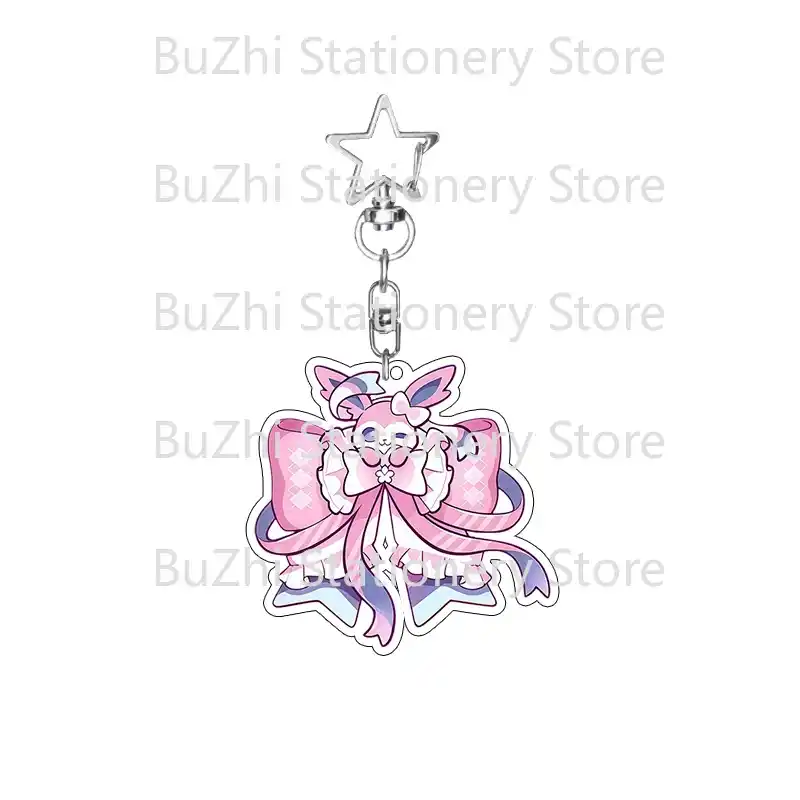 kawaii-bow-leafeon-vaporeon-flareon-eeve-var4-1789542090988-432 Kawaii Bow Leafeon Vaporeon Flareon Eevee Acrylic Keychain Decor Girls Gifts Espeon Cartoon Móc Treo Đeo Thoại, Standee, Móc Khoá In Theo Yêu Cầu, Chất Liệu Mica Dày 4mm, Kích Thước 5.5 Cm, Có In Test Mẫu