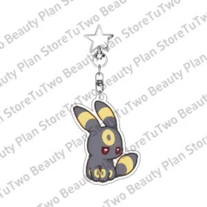 Kawaii Cartoon Anime Eevee Sylveen Glaceon Flareon Jolteon Acrylic Keychain Accessories Móc Treo Đeo Thoại, Standee, Móc Khoá In Theo Yêu Cầu, Chất Liệu Mica Dày 4mm, Kích Thước 5.5 Cm, Có In Test Mẫu