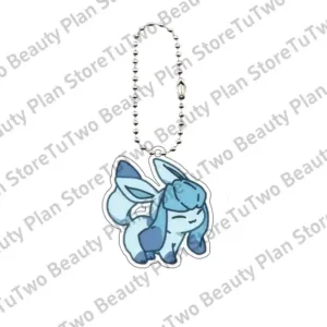 Kawaii Cartoon Anime Eevee Sylveen Glaceon Flareon Jolteon Acrylic Keychain Accessories Móc Treo Đeo Thoại, Standee, Móc Khoá In Theo Yêu Cầu, Chất Liệu Mica Dày 4mm, Kích Thước 5.5 Cm, Có In Test Mẫu