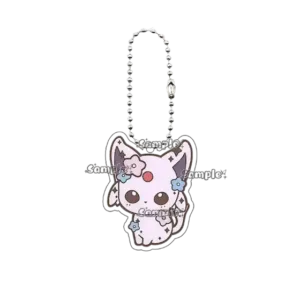 Kawaii Cartoon Flower Eevee Leafeon Sylveon Glaceon Vaporeon Espeon Anime Acrylic Keychain Móc Treo Đeo Thoại, Standee, Móc Khoá In Theo Yêu Cầu, Chất Liệu Mica Dày 4mm, Kích Thước 5.5 Cm, Có In Test Mẫu