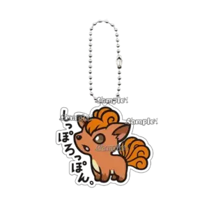 Kawaii Cartoon Jigglypuff Ninetales Anime Acrylic Pendant Keychain Backpack Charm Keyring Móc Treo Đeo Thoại, Standee, Móc Khoá In Theo Yêu Cầu, Chất Liệu Mica Dày 4mm, Kích Thước 5.5 Cm, Có In Test Mẫu