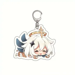 Kawaii Cute Anime Characters Peripheral Acrylic Keychain Ornaments Cartoon Girls Boys Móc Treo Đeo Thoại, Standee, Móc Khoá In Theo Yêu Cầu, Chất Liệu Mica Dày 4mm, Kích Thước 5.5 Cm, Có In Test Mẫu
