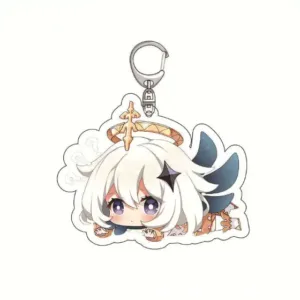 Kawaii Cute Anime Characters Peripheral Acrylic Keychain Ornaments Cartoon Girls Boys Móc Treo Đeo Thoại, Standee, Móc Khoá In Theo Yêu Cầu, Chất Liệu Mica Dày 4mm, Kích Thước 5.5 Cm, Có In Test Mẫu