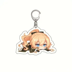 Kawaii Cute Anime Characters Peripheral Acrylic Keychain Ornaments Cartoon Girls Boys Móc Treo Đeo Thoại, Standee, Móc Khoá In Theo Yêu Cầu, Chất Liệu Mica Dày 4mm, Kích Thước 5.5 Cm, Có In Test Mẫu
