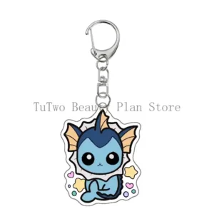 Kawaii Cute Figure Anime Acrylic Keychain Flareon Glaceon Umbreon Eevee Espeon Glaceon Móc Treo Đeo Thoại, Standee, Móc Khoá In Theo Yêu Cầu, Chất Liệu Mica Dày 4mm, Kích Thước 5.5 Cm, Có In Test Mẫu