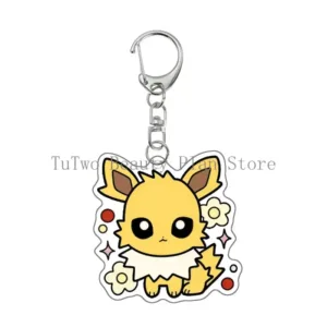 Kawaii Cute Figure Anime Acrylic Keychain Flareon Glaceon Umbreon Eevee Espeon Glaceon Móc Treo Đeo Thoại, Standee, Móc Khoá In Theo Yêu Cầu, Chất Liệu Mica Dày 4mm, Kích Thước 5.5 Cm, Có In Test Mẫu