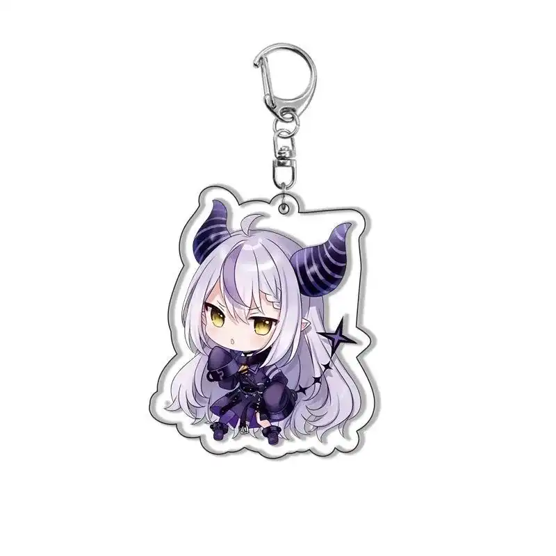Kawaii Cute Hololive Vtuber Figures Acrylic Keychain Girly Heart Anime Cartoon Backpack Car Móc Treo Đeo Thoại, Standee, Móc Khoá In Theo Yêu Cầu, Chất Liệu Mica Dày 4mm, Kích Thước 5.5 Cm, Có In Test Mẫu
