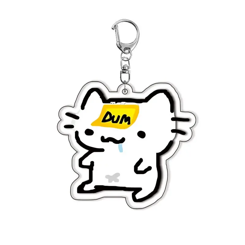 kawaii-dum-strawberry-joker-cat-acrylic-var2-1789451106307-297 Kawaii Dum Strawberry Joker Cat Acrylic Double Layer Anime Keychain Accessories Bag Key Chain Móc Treo Đeo Thoại, Standee, Móc Khoá In Theo Yêu Cầu, Chất Liệu Mica Dày 4mm, Kích Thước 5.5 Cm, Có In Test Mẫu