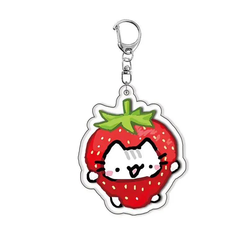 kawaii-dum-strawberry-joker-cat-acrylic-var4-1789451109136-820 Kawaii Dum Strawberry Joker Cat Acrylic Double Layer Anime Keychain Accessories Bag Key Chain Móc Treo Đeo Thoại, Standee, Móc Khoá In Theo Yêu Cầu, Chất Liệu Mica Dày 4mm, Kích Thước 5.5 Cm, Có In Test Mẫu