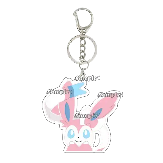 Kawaii Eevee Vaporeon Flareon Q Version Anime Characters Acrylic Keychain Umbreon Cartoon Móc Treo Đeo Thoại, Standee, Móc Khoá In Theo Yêu Cầu, Chất Liệu Mica Dày 4mm, Kích Thước 5.5 Cm, Có In Test Mẫu
