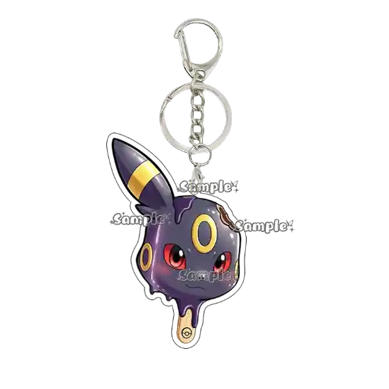 Kawaii Ice Cream Shape Acrylic Keychain Psyduck Eevee Charizard Figure Accessories Anime Móc Treo Đeo Thoại, Standee, Móc Khoá In Theo Yêu Cầu, Chất Liệu Mica Dày 4mm, Kích Thước 5.5 Cm, Có In Test Mẫu