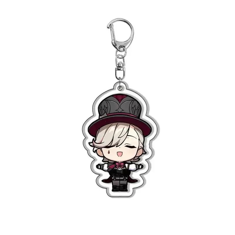 Kawaii Lyney Key Chain Game Genshin Impact Acrylic Keychain Cute Cartoon Keyring Accessories Móc Treo Đeo Thoại, Standee, Móc Khoá In Theo Yêu Cầu, Chất Liệu Mica Dày 4mm, Kích Thước 5.5 Cm, Có In Test Mẫu