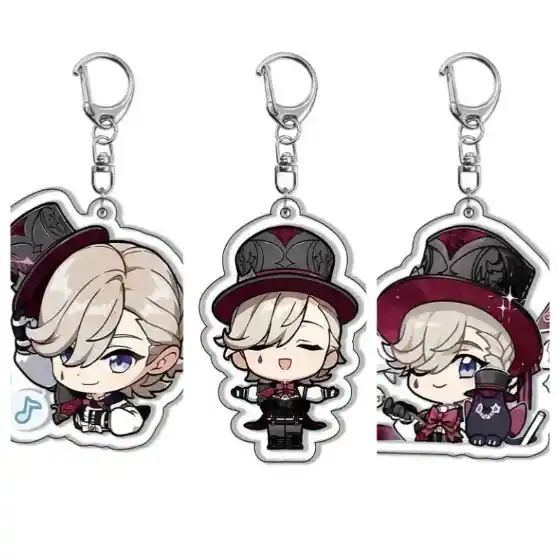 kawaii-lyney-key-chain-game-genshin-impa-var2-1789449151274-980 Kawaii Lyney Key Chain Game Genshin Impact Acrylic Keychain Cute Cartoon Keyring Accessories Móc Treo Đeo Thoại, Standee, Móc Khoá In Theo Yêu Cầu, Chất Liệu Mica Dày 4mm, Kích Thước 5.5 Cm, Có In Test Mẫu
