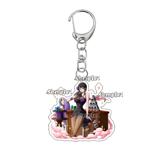 Kawaii Sexy Anime Boa Hancock Nico Robin Cartoon Acrylic Keychain Accessory Women Men Móc Treo Đeo Thoại, Standee, Móc Khoá In Theo Yêu Cầu, Chất Liệu Mica Dày 4mm, Kích Thước 5.5 Cm, Có In Test Mẫu