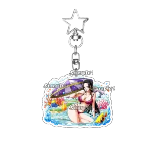 Kawaii Sexy Anime Boa Hancock Nico Robin Cartoon Acrylic Keychain Accessory Women Men Móc Treo Đeo Thoại, Standee, Móc Khoá In Theo Yêu Cầu, Chất Liệu Mica Dày 4mm, Kích Thước 5.5 Cm, Có In Test Mẫu