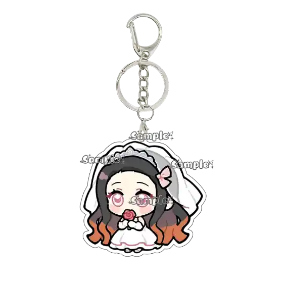 kawaii-tsuyuri-kanawo-kamado-nezuko-brid-var7-1789607242295-564 Kawaii Tsuyuri Kanawo Kamado Nezuko Bride Q Version Figure Acrylic Keychain Decor Cartoon Móc Treo Đeo Thoại, Standee, Móc Khoá In Theo Yêu Cầu, Chất Liệu Mica Dày 4mm, Kích Thước 5.5 Cm, Có In Test Mẫu