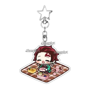 Kawaii Tsuyuri Kanawo Kamado Nezuko Tanjiro Picnic Series Anime Acrylic Keychain Cartoon Móc Treo Đeo Thoại, Standee, Móc Khoá In Theo Yêu Cầu, Chất Liệu Mica Dày 4mm, Kích Thước 5.5 Cm, Có In Test Mẫu Kawaii Tsuyuri Kanawo Kamado Nezuko Tanjiro Picnic Series Anime Acrylic Keychain Cartoon Móc Treo Đeo Thoại, Standee, Móc Khoá In Theo Yêu Cầu, Chất Liệu Mica Dày 4mm, Kích Thước 5.5 Cm, Có In Test Mẫu