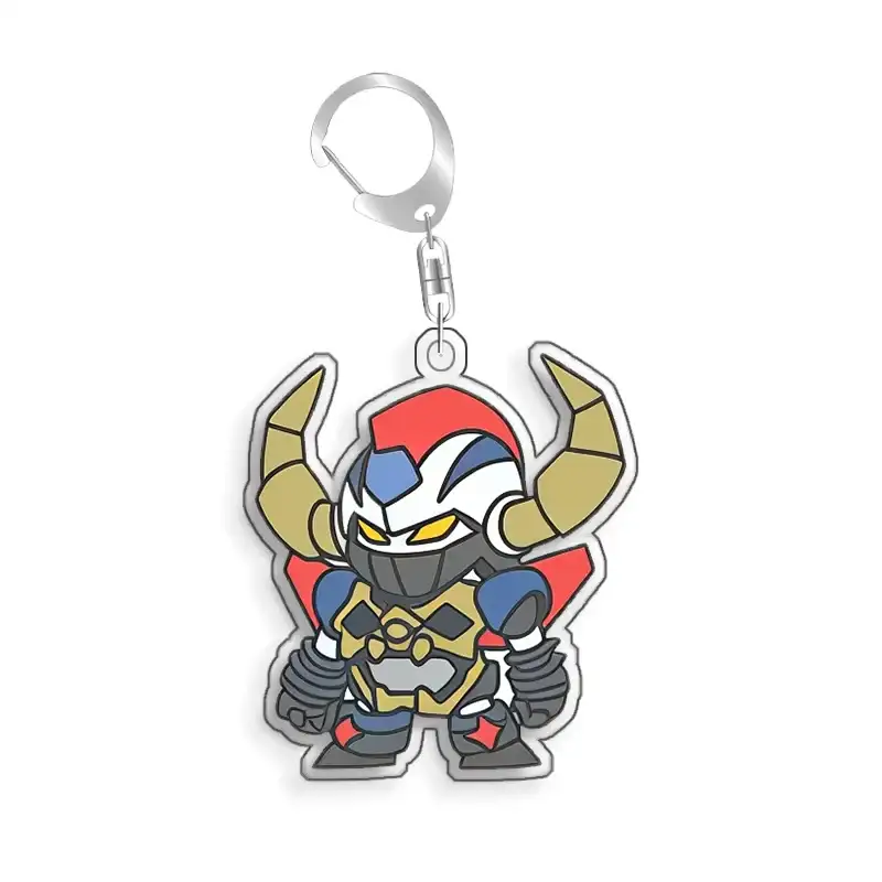 Keychain For Gundam Byakuen Daikyu Maryu Gaiking Backpack Pendant Anime Game Fans Gift Móc Treo Đeo Thoại, Standee, Móc Khoá In Theo Yêu Cầu, Chất Liệu Mica Dày 4mm, Kích Thước 5.5 Cm, Có In Test Mẫu