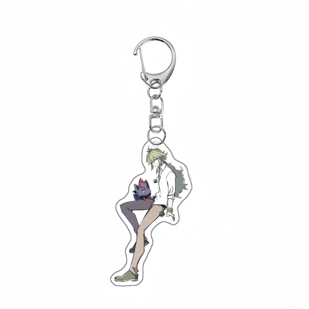 Keychain For Pokemon Alain Charizard Chikorita Korrina Anime Game Fan Gift Recycled Acrylic Móc Treo Đeo Thoại, Standee, Móc Khoá In Theo Yêu Cầu, Chất Liệu Mica Dày 4mm, Kích Thước 5.5 Cm, Có In Test Mẫu