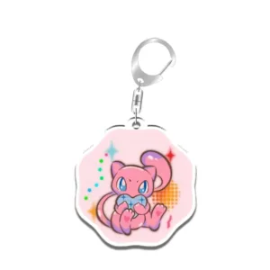 Keychain For Pokemon Slowpoke Vaporeon Diancie Chandelure Anime Game Fans Gift Recycled Móc Treo Đeo Thoại, Standee, Móc Khoá In Theo Yêu Cầu, Chất Liệu Mica Dày 4mm, Kích Thước 5.5 Cm, Có In Test Mẫu