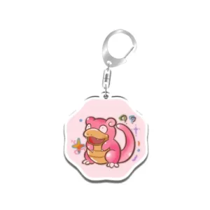 Keychain For Pokemon Slowpoke Vaporeon Diancie Chandelure Anime Game Fans Gift Recycled Móc Treo Đeo Thoại, Standee, Móc Khoá In Theo Yêu Cầu, Chất Liệu Mica Dày 4mm, Kích Thước 5.5 Cm, Có In Test Mẫu