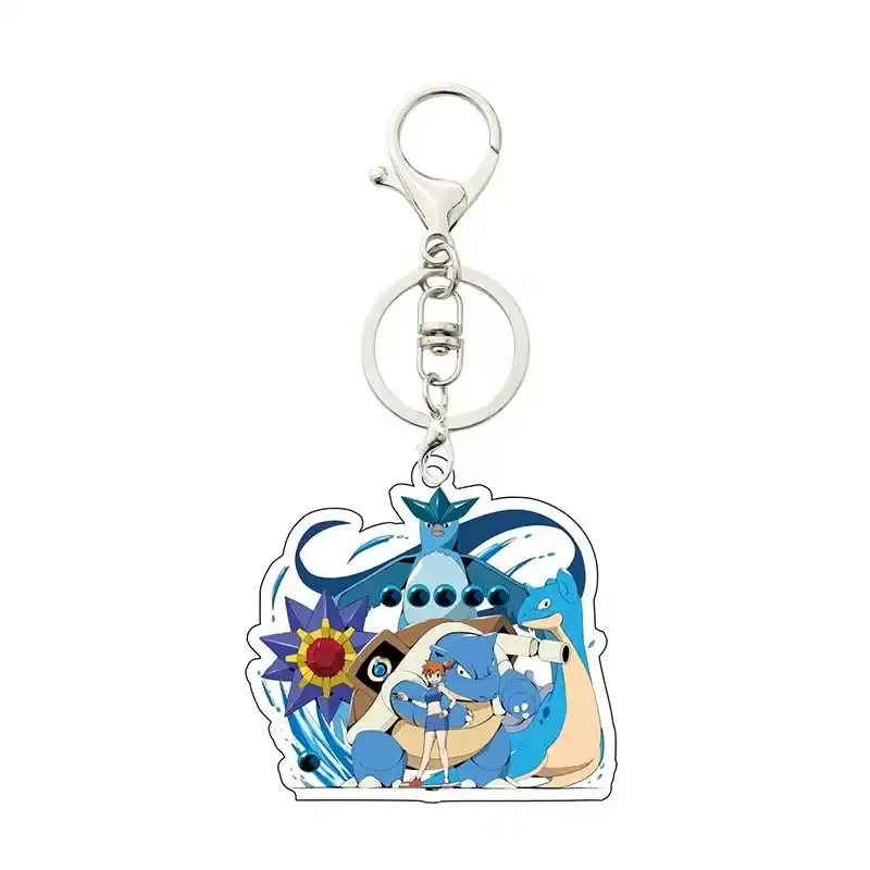 Keychain For Pokemon Torchic Charmander Fennekin Litten Anime Game Fans Gifts Recycled Móc Treo Đeo Thoại, Standee, Móc Khoá In Theo Yêu Cầu, Chất Liệu Mica Dày 4mm, Kích Thước 5.5 Cm, Có In Test Mẫu