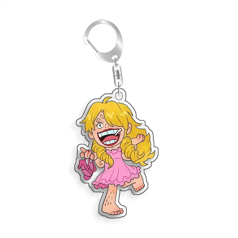 Keychain Op Optcg Card Charlotte Pudding Sanji Backpack Pendant Anime Game Fans Gift Recycled Móc Treo Đeo Thoại, Standee, Móc Khoá In Theo Yêu Cầu, Chất Liệu Mica Dày 4mm, Kích Thước 5.5 Cm, Có In Test Mẫu