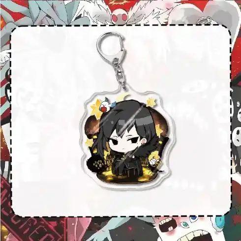 Library Ruina Anime Peripherals Hokma Acrylic Pendant Roland Figurine Acrylic Keychain Móc Treo Đeo Thoại, Standee, Móc Khoá In Theo Yêu Cầu, Chất Liệu Mica Dày 4mm, Kích Thước 5.5 Cm, Có In Test Mẫu