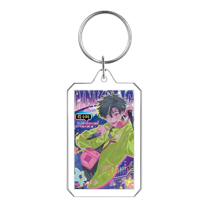 Link Click Acrylic Pendant Exquisite Student Bag Decor Backpack Keychain Anime Cartoon Figure Móc Treo Đeo Thoại, Standee, Móc Khoá In Theo Yêu Cầu, Chất Liệu Mica Dày 4mm, Kích Thước 5.5 Cm, Có In Test Mẫu