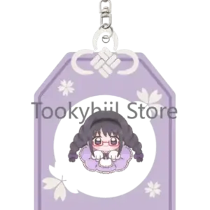 Madoka Magica Acrylic Keychain Sakura Exquisite Pattern Cosplay Props Bag Decorate Girl Móc Treo Đeo Thoại, Standee, Móc Khoá In Theo Yêu Cầu, Chất Liệu Mica Dày 4mm, Kích Thước 5.5 Cm, Có In Test Mẫu