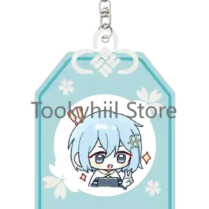 Madoka Magica Acrylic Keychain Sakura Exquisite Pattern Cosplay Props Bag Decorate Girl Móc Treo Đeo Thoại, Standee, Móc Khoá In Theo Yêu Cầu, Chất Liệu Mica Dày 4mm, Kích Thước 5.5 Cm, Có In Test Mẫu
