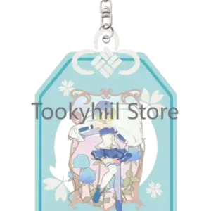 Madoka Magica Acrylic Keychain Sakura Exquisite Pattern Cosplay Props Bag Decorate Girl Móc Treo Đeo Thoại, Standee, Móc Khoá In Theo Yêu Cầu, Chất Liệu Mica Dày 4mm, Kích Thước 5.5 Cm, Có In Test Mẫu